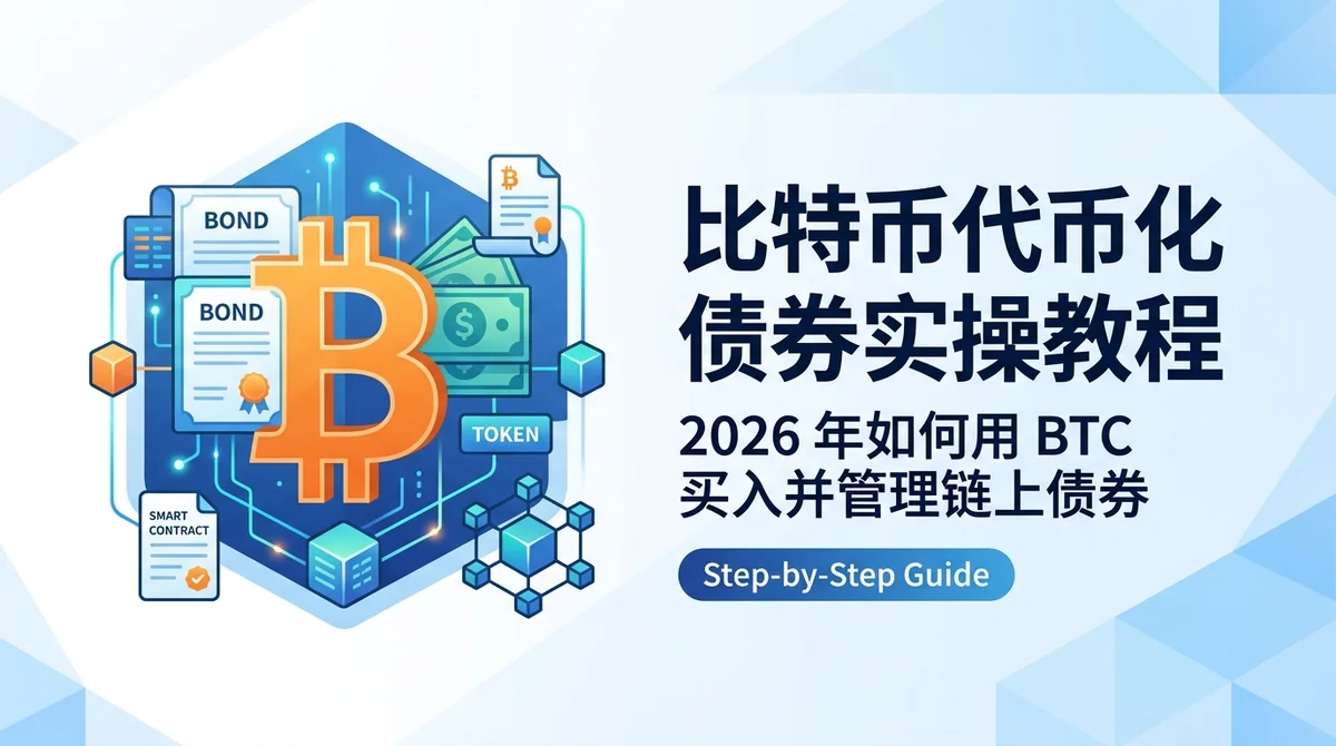 比特币代币化债券实操教程：2026年如何用 BTC 买入并管理链上债券