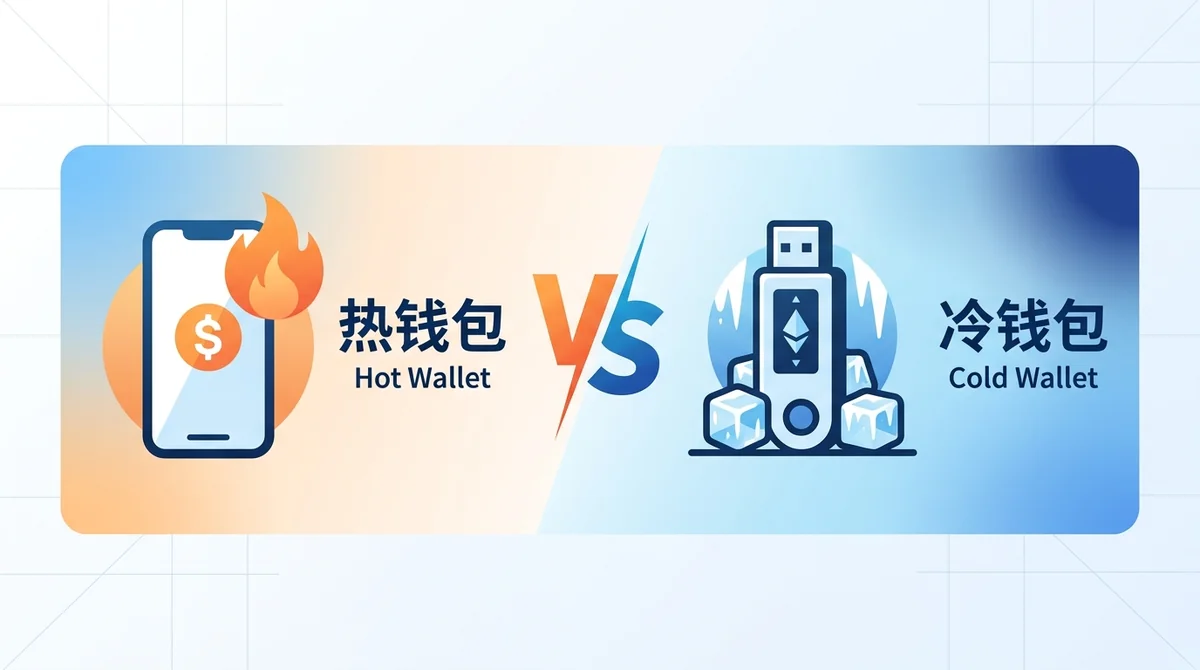 热钱包 vs 冷钱包：2026年新手如何根据资产规模选择？（区别详解）