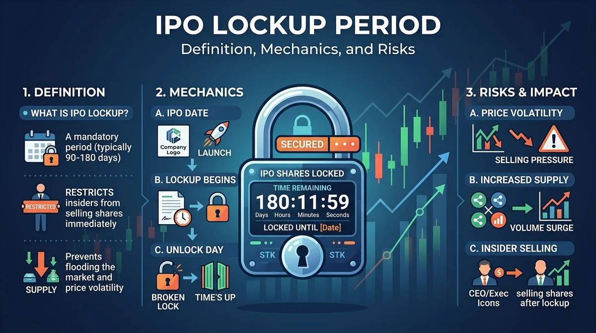 IPO Lockup Period: Definition, Mechanics, and Risks