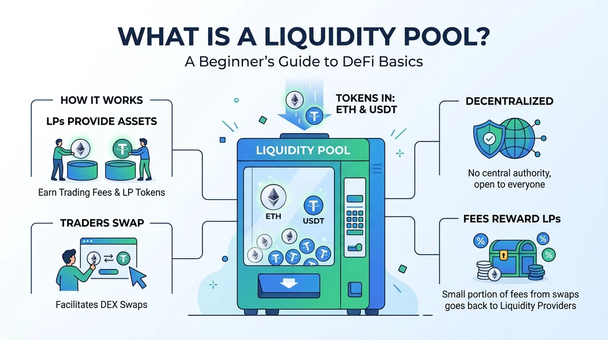 What Is a Liquidity Pool? A Beginner's Guide to DeFi Basics