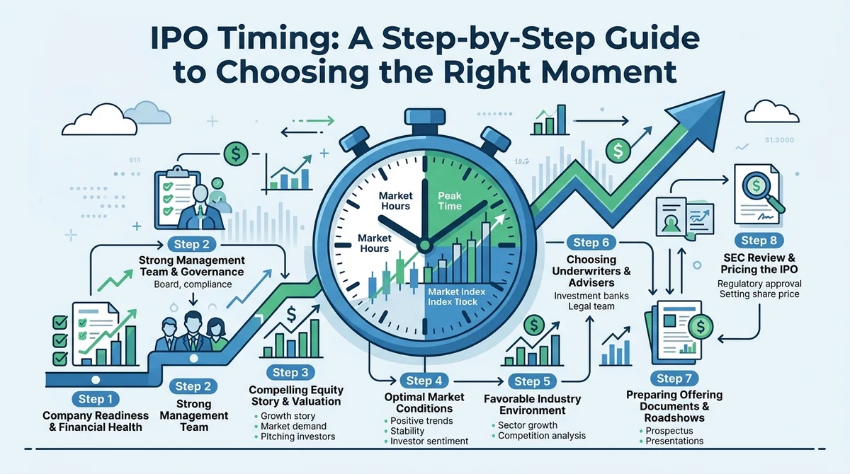 IPO Timing: A Step-by-Step Guide to Choosing the Right Moment