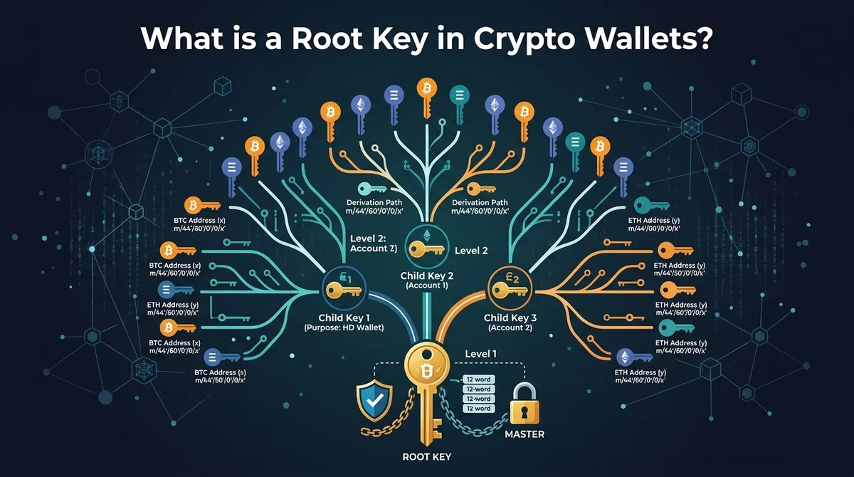 What is a root key in crypto wallets