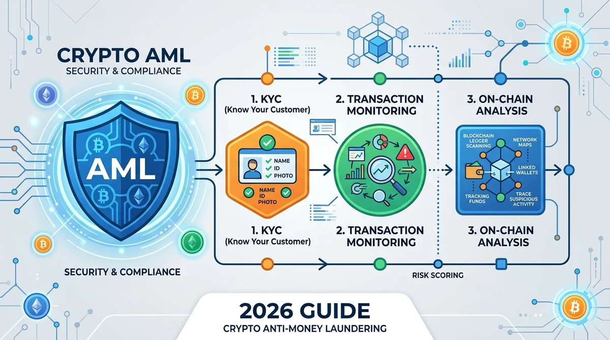 什么是加密货币反洗钱（AML）？新手必懂的监管框架与交易所实践（2026）