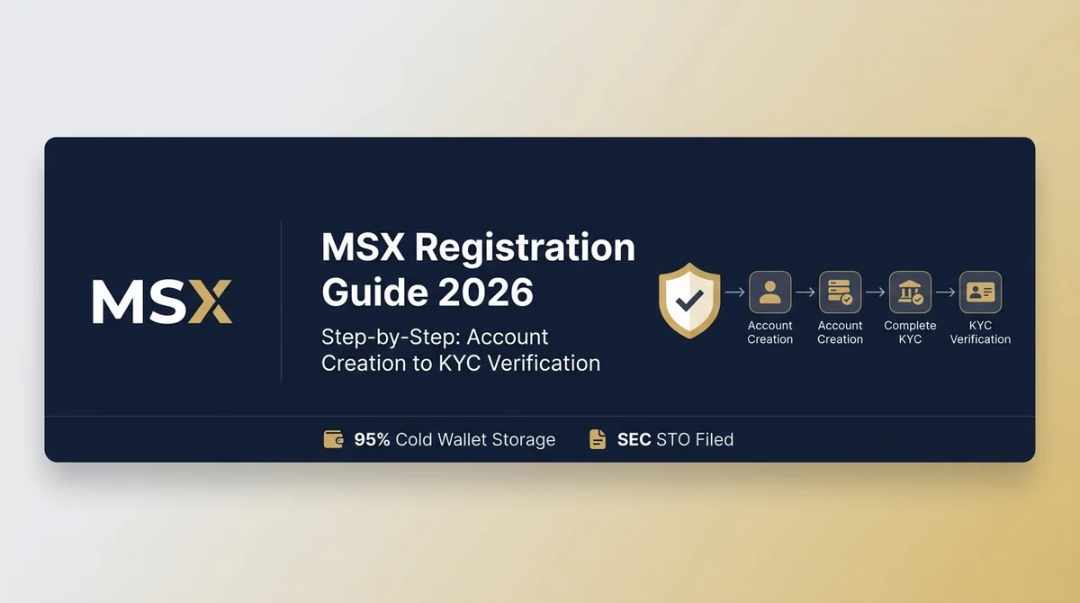 MSX Registration Guide 2026: Step-by-Step from Account Creation to KYC Verification
