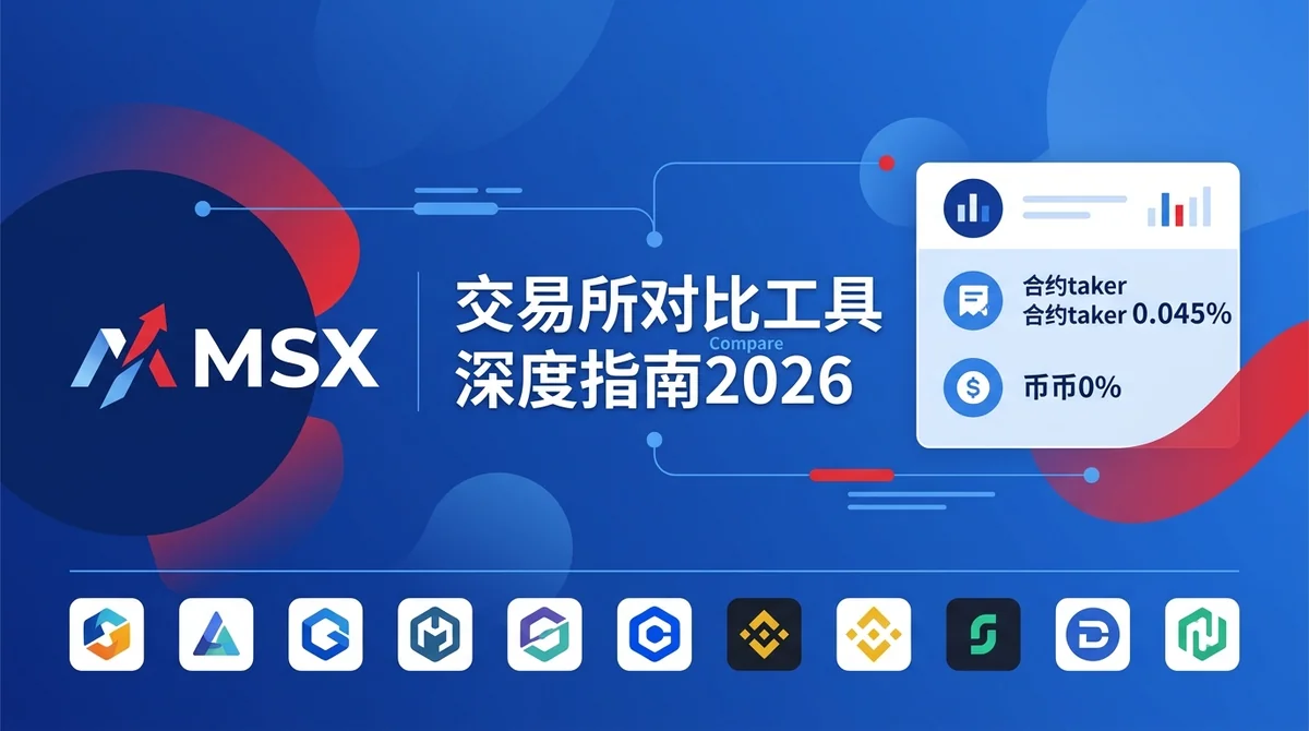 MSX Compare深度使用指南2026：如何用交易所对比工具挑选最适合自己的加密平台